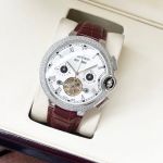 Cartier Automatic Movement 44*12MM 316L Steel Men's Business Black/White Fashion Watch